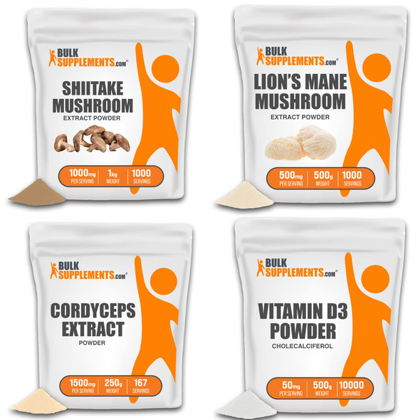 BulkSupplements Shiitake Solutions Bundle