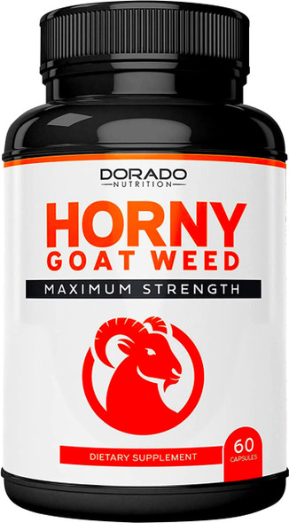 DORADO NUTRITION Horny Goat Weed for Men and Women - [1590 Maximum Strength] and L Arginine 1600mg