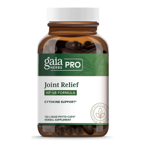 Gaia PRO Joint Relief NF-kB Formula - Joint Support & Health Supplement - With Boswellia, Organic Devil's Claw, Turmeric, Black , Ginger & Quercetin - 120 Vegan Liquid Phyto-Capsules (60 Servings)