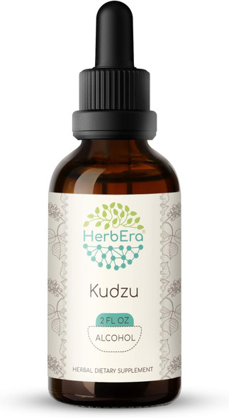 Kudzu A60 Alcohol Herbal Extract Tincture, Super-Concentrated Kudzu (Pueraria Lobata) Dried Berry (2 fl oz)