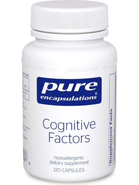 Pure Encapsulations, Cognitive Factors, 120 Vcaps