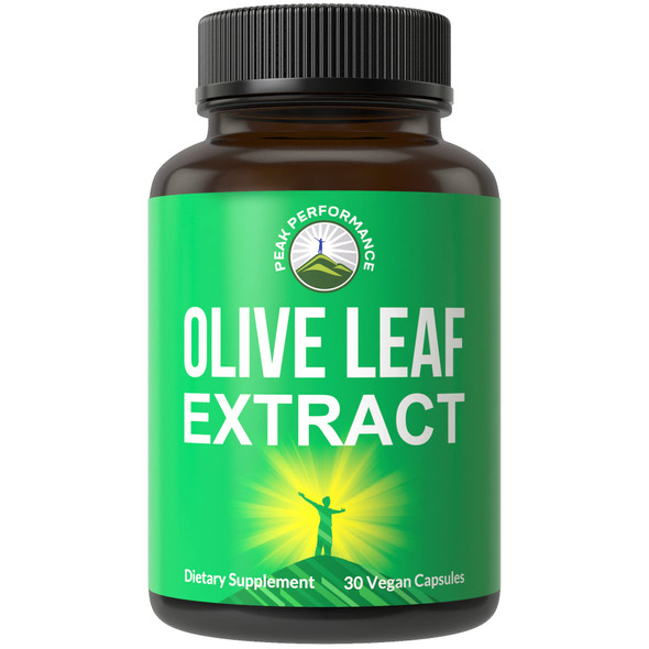 Olive Leaf Extract Capsules. Pure High Strength In Vegan Capsules with 20% Oleuropein, High Antioxidants. Supports Optimal Immune Health. Pills For Men And Women