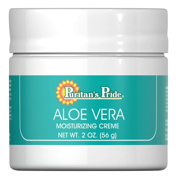 Puritan's Pride Aloe Vera  Moisturizing Creme-2 oz Cream