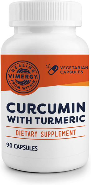Vimergy Curcumin with Turmeric, 30 Servings  Immune System Supplement  Liquid Capsules - Non-GMO, Gluten-Free, Soy-Free, Kosher, Vegan & Paleo Friendly (90 Count)