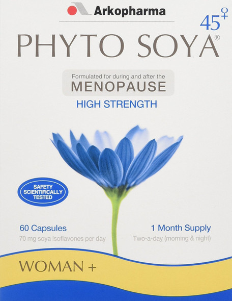 Arkopharma Phyto Soya, Menopause Tablets, 1 Month Supply - 60 Capsules
