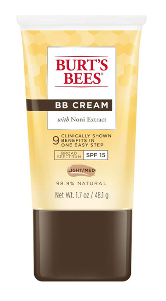 Burt's Bees BB Cream with SPF 15, Light / Medium, 1.7 Oz (Package May Vary)