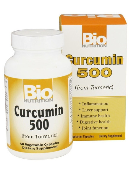 Bio Nutrition, Curcumin 500, 50 vegicaps