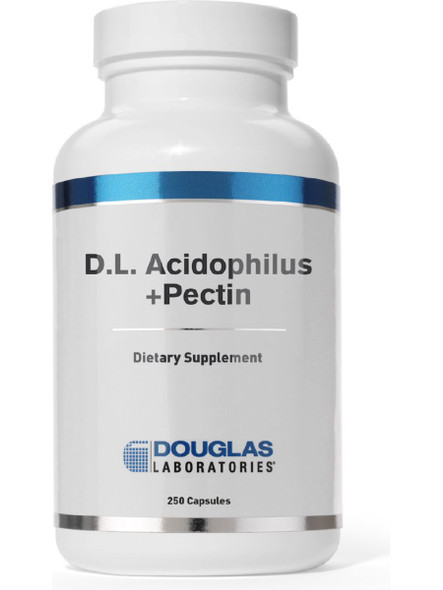Douglas Labs, D.L. Acidophilus + Pectin, 250 caps