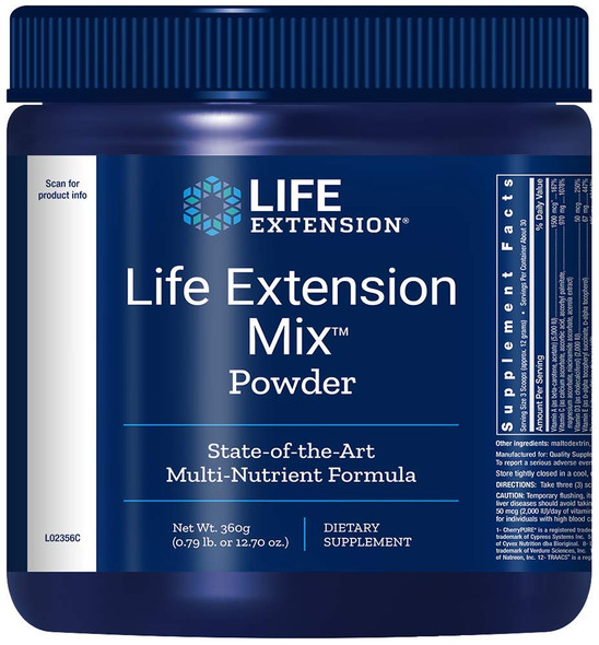 Life Extension (Multi-Vitamin) Powder, 12.70 Ounce, 360 g (0.79 lb)