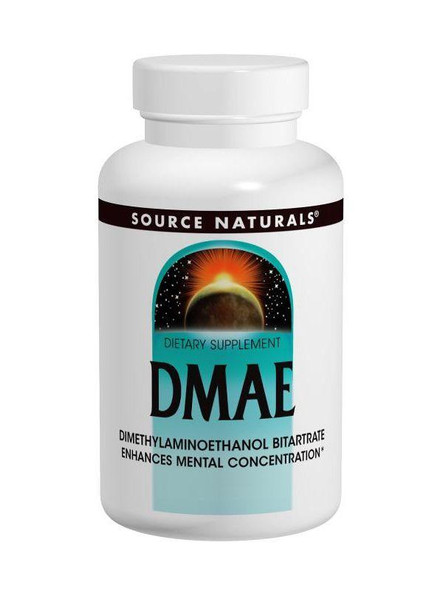 Source Naturals, DMAE, 351mg, 100 caps