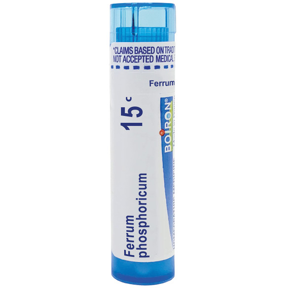 Boiron Ferrum Phosphoricum 15C Homeopathic Medicine for Fever - 80 Pellets