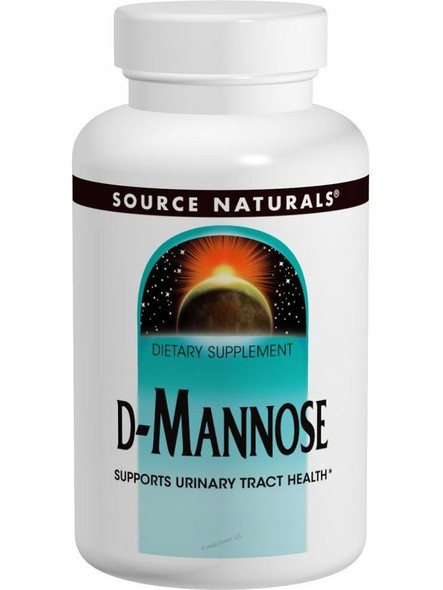 Source Naturals, D Mannose, 500mg, 120 ct