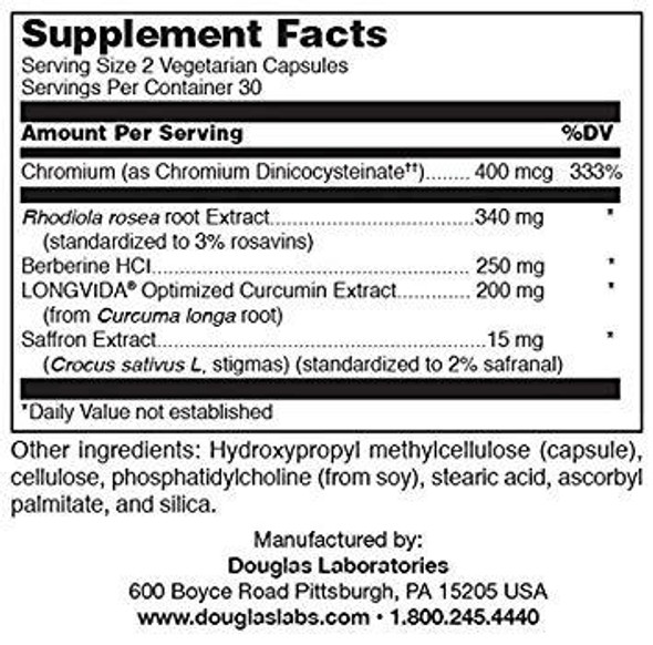 Douglas Labs, Mood Systems Balance, 60 vegcaps