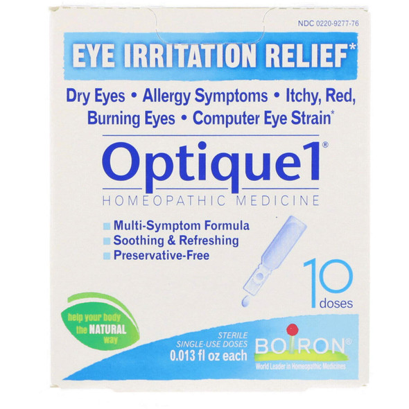 Boiron Personal Care Optique 1 Eye Drops 30 doses Homeopathic (Pack of 5)