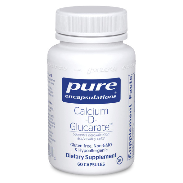 Pure Encapsulations Calcium-D-Glucarate | Supplement to Support Cellular Health in The Liver, Prostate, Lungs, Breast, and Colon* | 60 Capsules