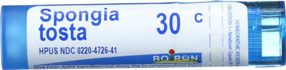 Boiron Spongia Tosta 30 C, 80 Ct