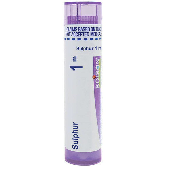 Boiron Sulphur 1M For Skin Rash Worsened By Heat & Water - 80 Pellets