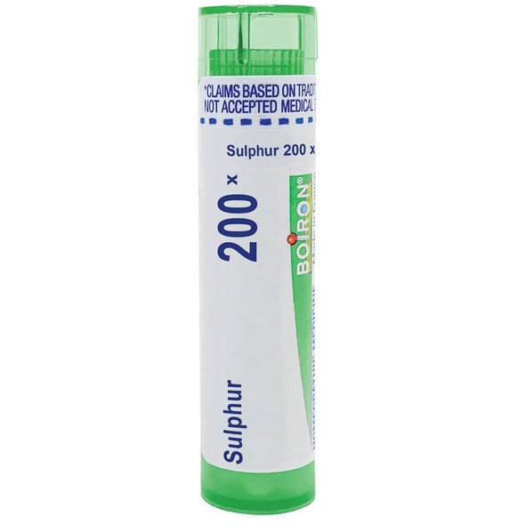 Boiron Sulphur 200X For Skin Rash Worsened By Heat & Water - 80 Pellets