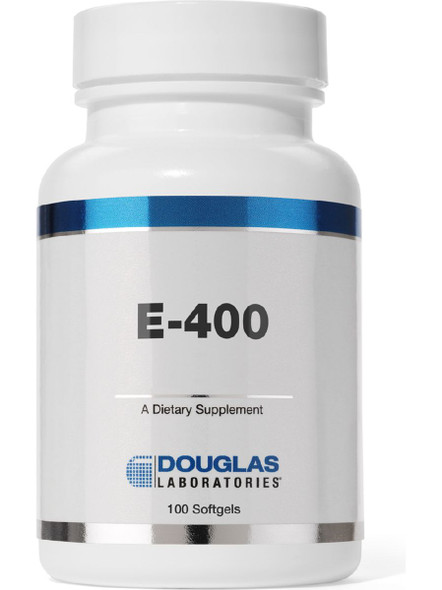 Douglas Labs, E 400 400 IU, 100 gels