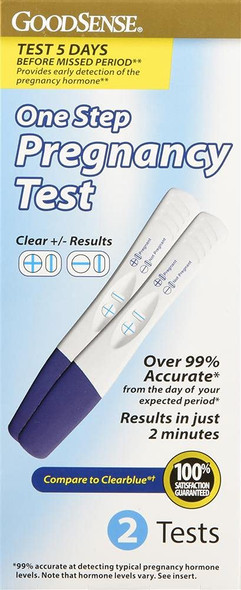 GoodSense ONE Step Pregnancy Test 2CT