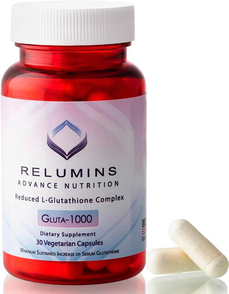 Relumins Advance Nutrition Gluta 1000 - Reduced L-Glutathione Complex (30 Capsules)