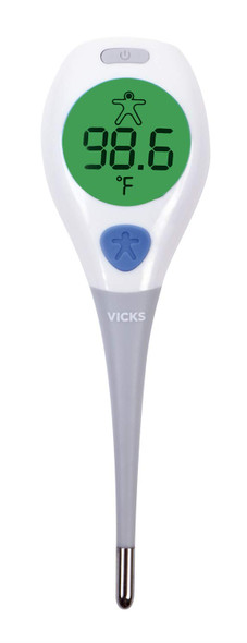 Vicks RapidRead Digital Thermometer  Accurate, Color Coded Readings in 2 Seconds - Digital Thermometer for Oral, Rectal or Under Arm Use