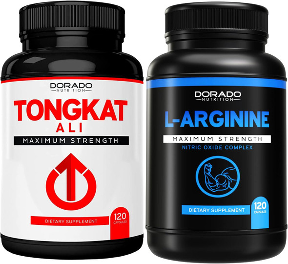 DORADO NUTRITION Tongkat Ali Extract 1200mg and L Arginine 1600mg