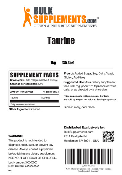 BulkSupplements Taurine Pre-Workout Bundle