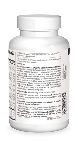Source s Calcium Coral Multi-Mineral, 240 Tablets