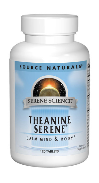 Source s Serene Science L-Theanine with Magnesium and GABA - 120 Tablets