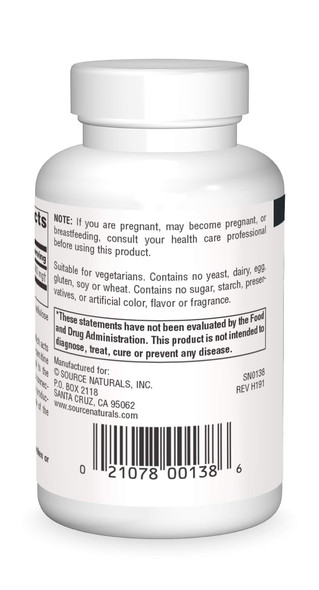 Source s L-Lysine 500 mg Free Form -Amino  Supplement Supports Energy Formation & Collagen - 50 Tablets