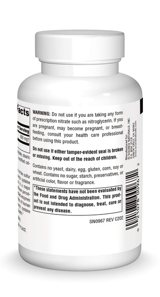 Source s N-Acetyl Cysteine Antioxidant Support 600 mg Dietary Supplement That Supports Respiratory Health* - 120 Tablets