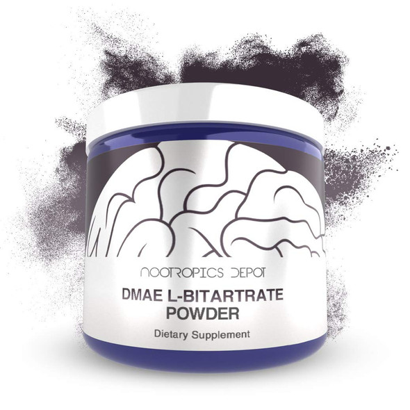 DMAE L-Bitartrate Powder | 125 Grams | Choline Supplement | Cholinergic | May Support Memory, Learning, & Focus | May Support Acetylcholine Synthesis