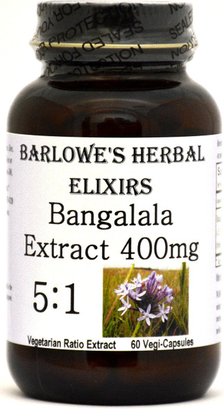 Barlowe's Herbal Elixirs Bangalala (Eriosema kraussianum) Extract 5:1 - Stearate Free, Bottled in Glass!