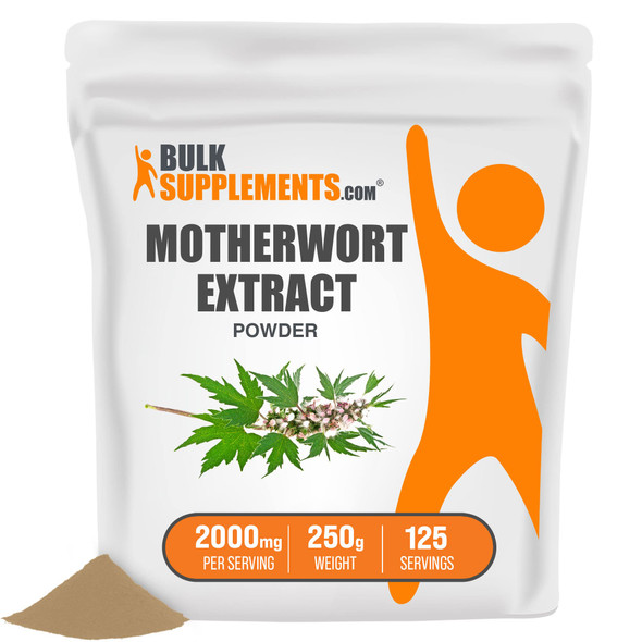 BulkSupplements Motherwort Extract Powder - Herbal Supplement, from Motherwort Herb, Antioxidants Supplement - 2000mg , Vegan Supplement (250 Grams - 8.8 oz)