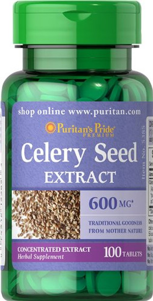 Puritan's Pride Celery Seed 600 mg