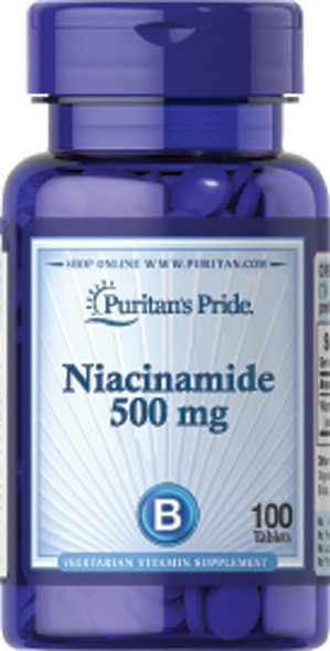 Puritan's Pride Niacinamide 500 mg 100 TABS