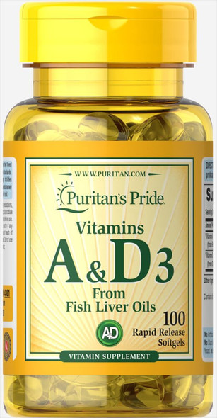 Puritan's Pride Vitamins A & D 5000/400 IU