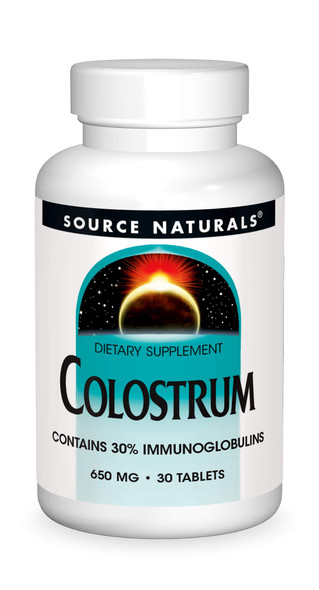 Source s Colostrum Contains 30 Percent Immunoglobulins - 30 Tablets