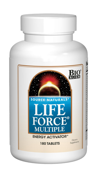 Source s Life Force Multiple, Energy Activator - 180 Tablets