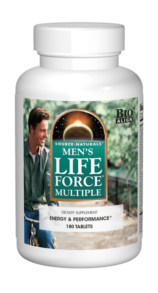 Source s Men's Life Force Multiple Daily Multivitamin & Immune Health Supplement - 13 Essential Vitamins, Nutrients & Minerals - 180 Tablets