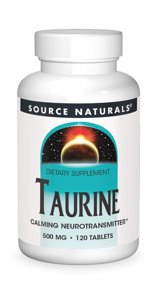 Source s Taurine 500 mg Tabs, 120 ct