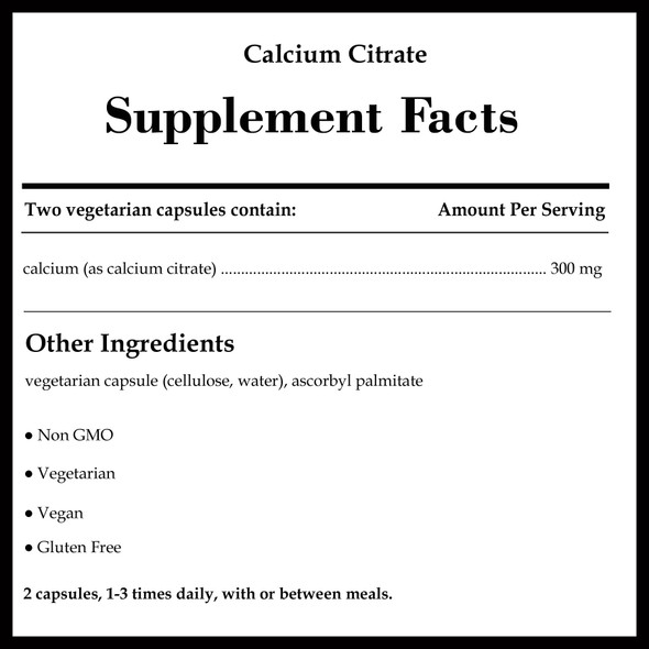 Pure Encapsulations Calcium Citrate