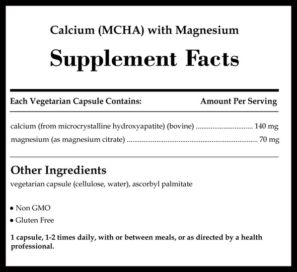 Pure Encapsulations Calcium (MCHA) with Magnesium