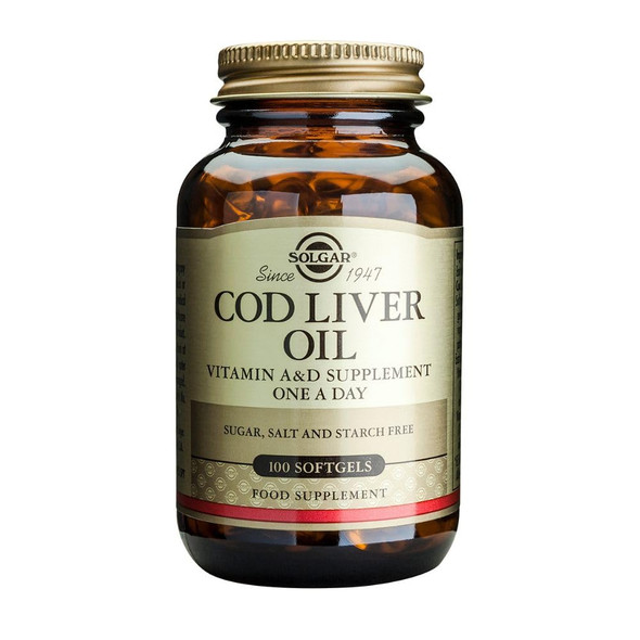 Solgar Cod Liver Oil 100 Softgels