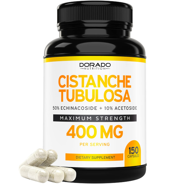 DORADO NUTRITION Cistanche Tubulosa Extract 400mg Vegan 150 Capsules