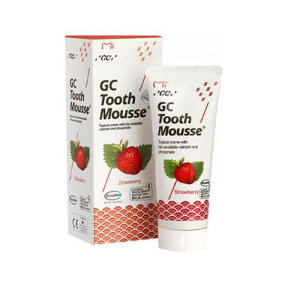 GC Tooth Mousse Strawberry 40g Twin Pack - Pack of 2