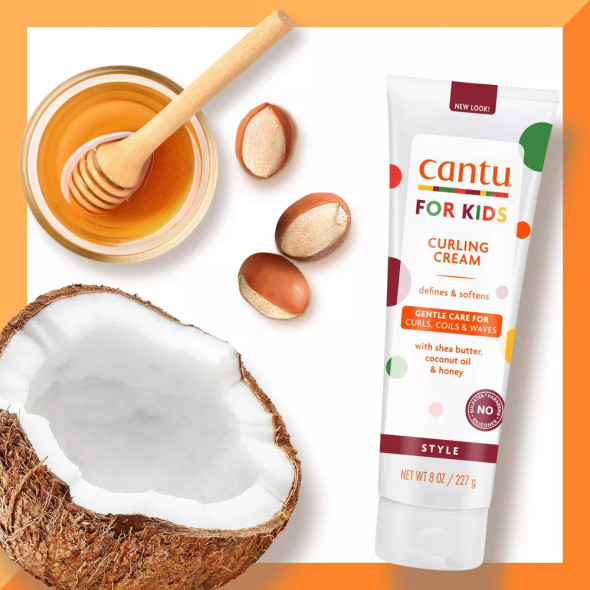 Cantu Care for Kids Curling Cream, 8 Ounce Twin Pack - Pack of 2