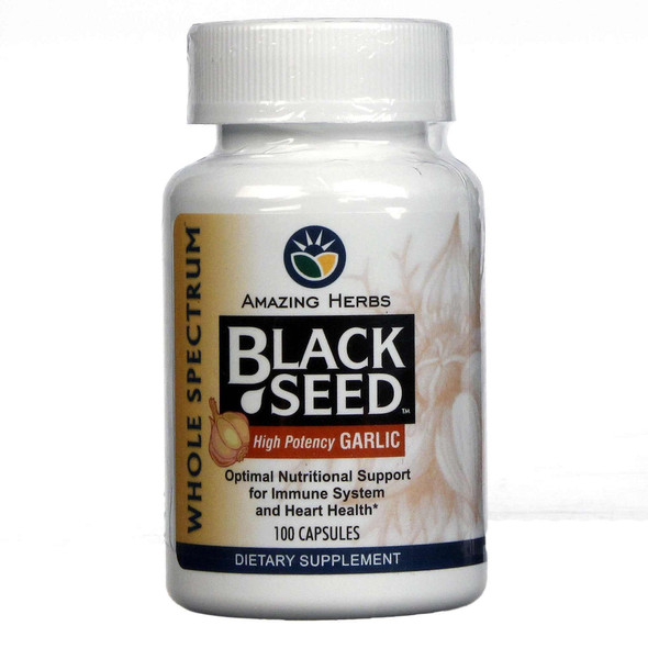 Black Seed Black Seed With Garlic 100 Cap