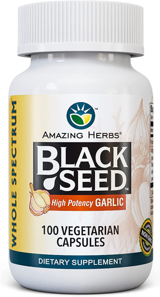 Black Seed Black Seed With Garlic 100 Cap